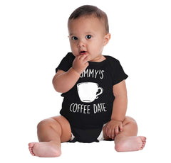 Mommy's Coffee Date Romper Bodysuit-Direct To Garment Print-Brisco Baby
