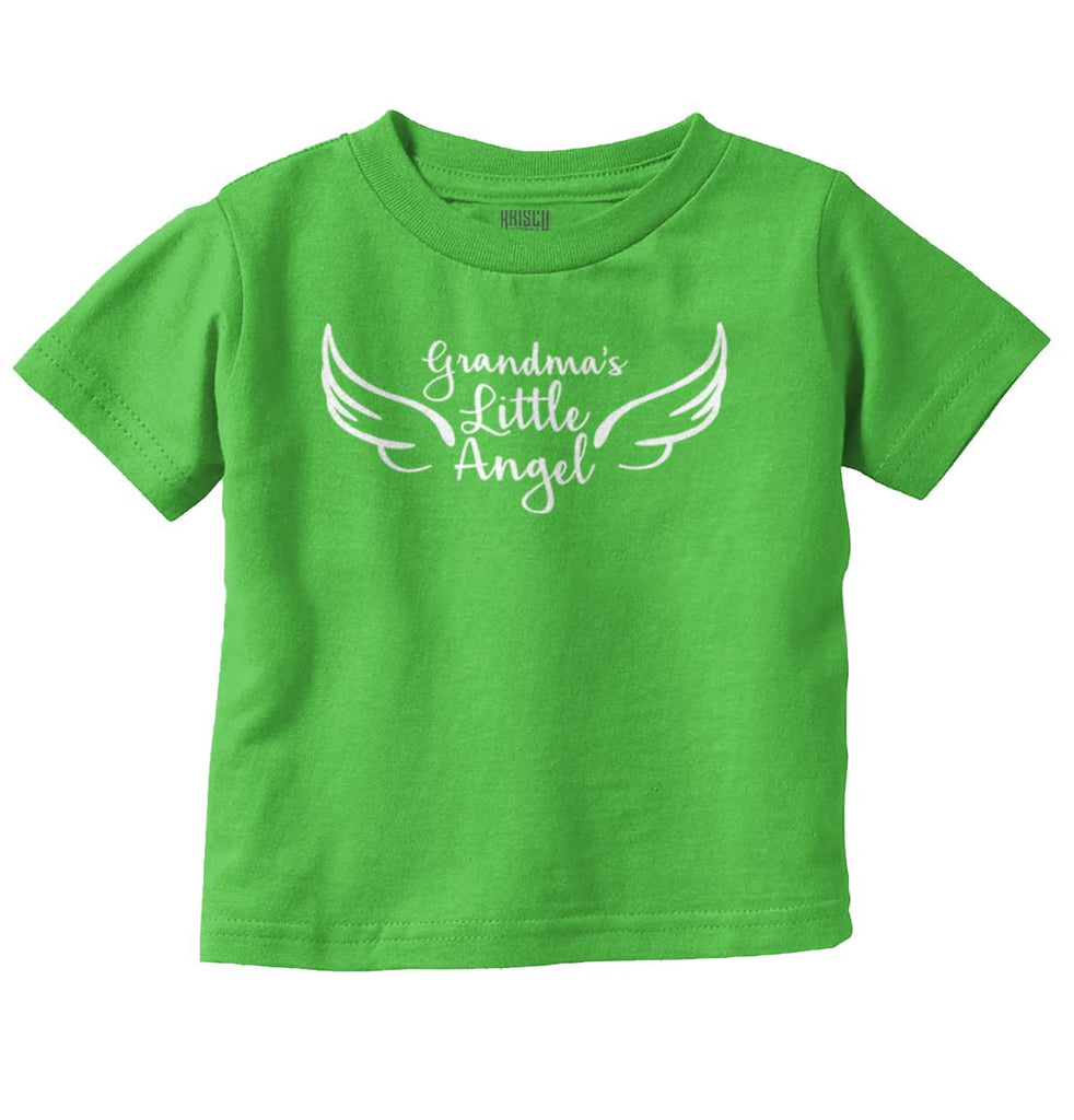 Grandma's Little Angel Infant Toddler T Shirt-Direct To Garment Print-Brisco Baby