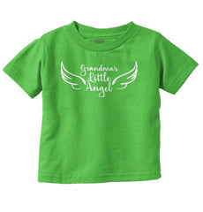 Grandma's Little Angel Infant Toddler T Shirt-Direct To Garment Print-Brisco Baby