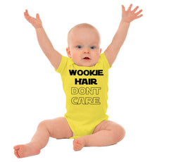 Wookie Hair Don't Ca Romper Bodysuit-Direct To Garment Print-Brisco Baby