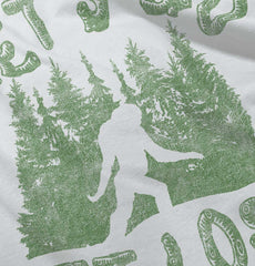 Get Lost Bigfoot Romper Bodysuit-Direct To Garment Print-Brisco Baby