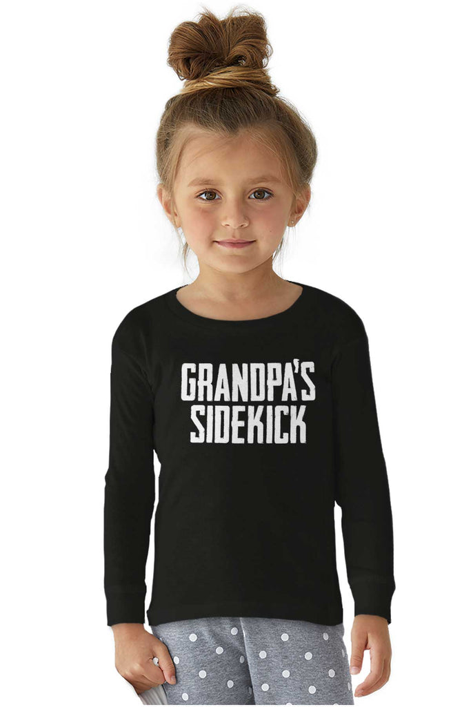 Grandpa's Sidekick Solid Baby Pajama Top-Direct To Garment Print-Brisco Baby
