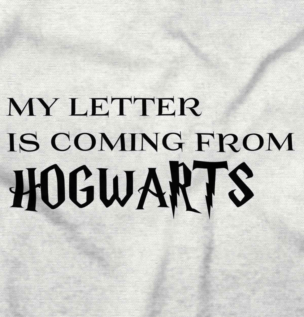 Letter Coming Hogwarts Infant Toddler T Shirt-Direct To Garment Print-Brisco Baby
