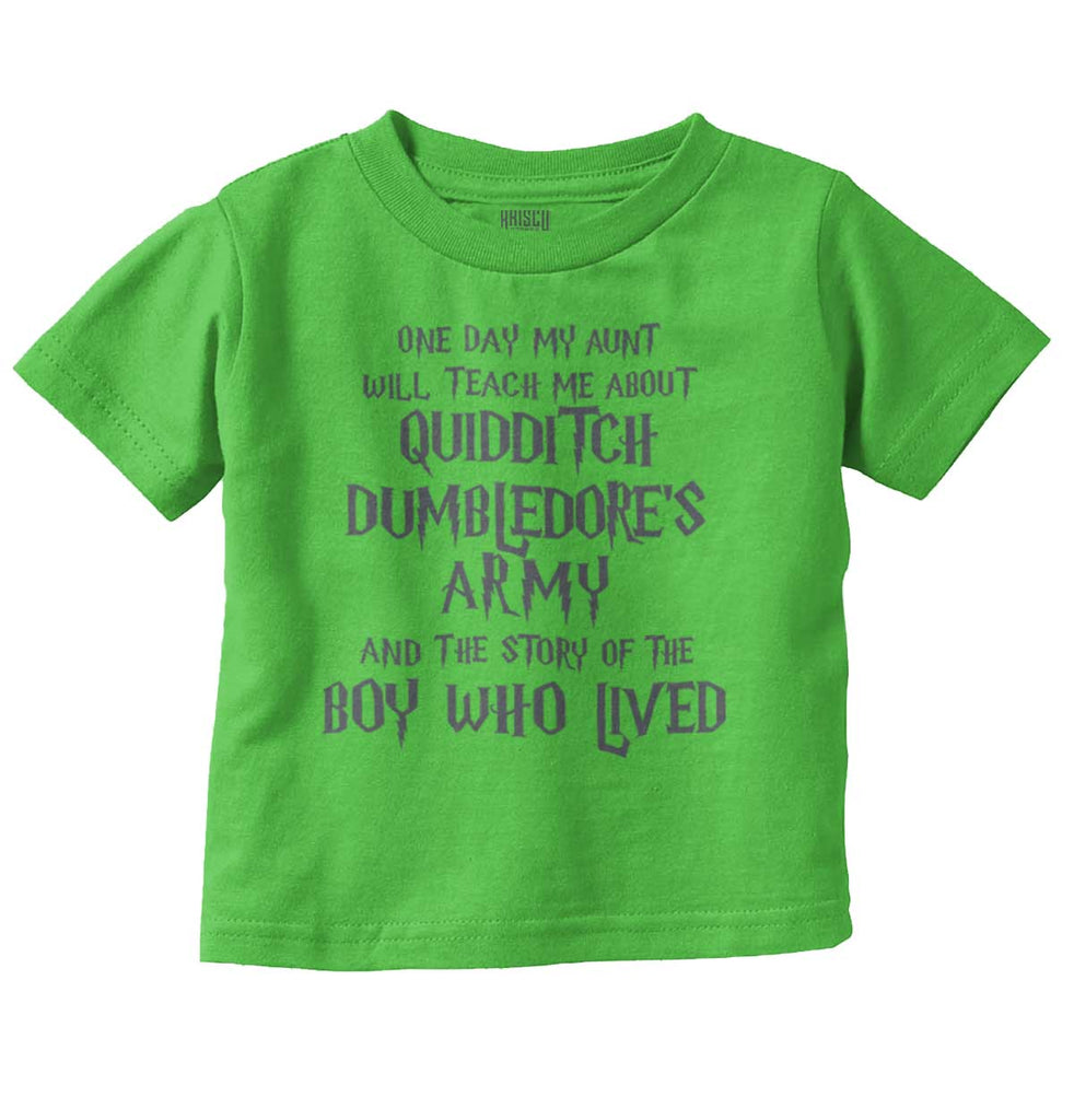 Quidditch Dumbledore Infant Toddler T Shirt-Direct To Garment Print-Brisco Baby
