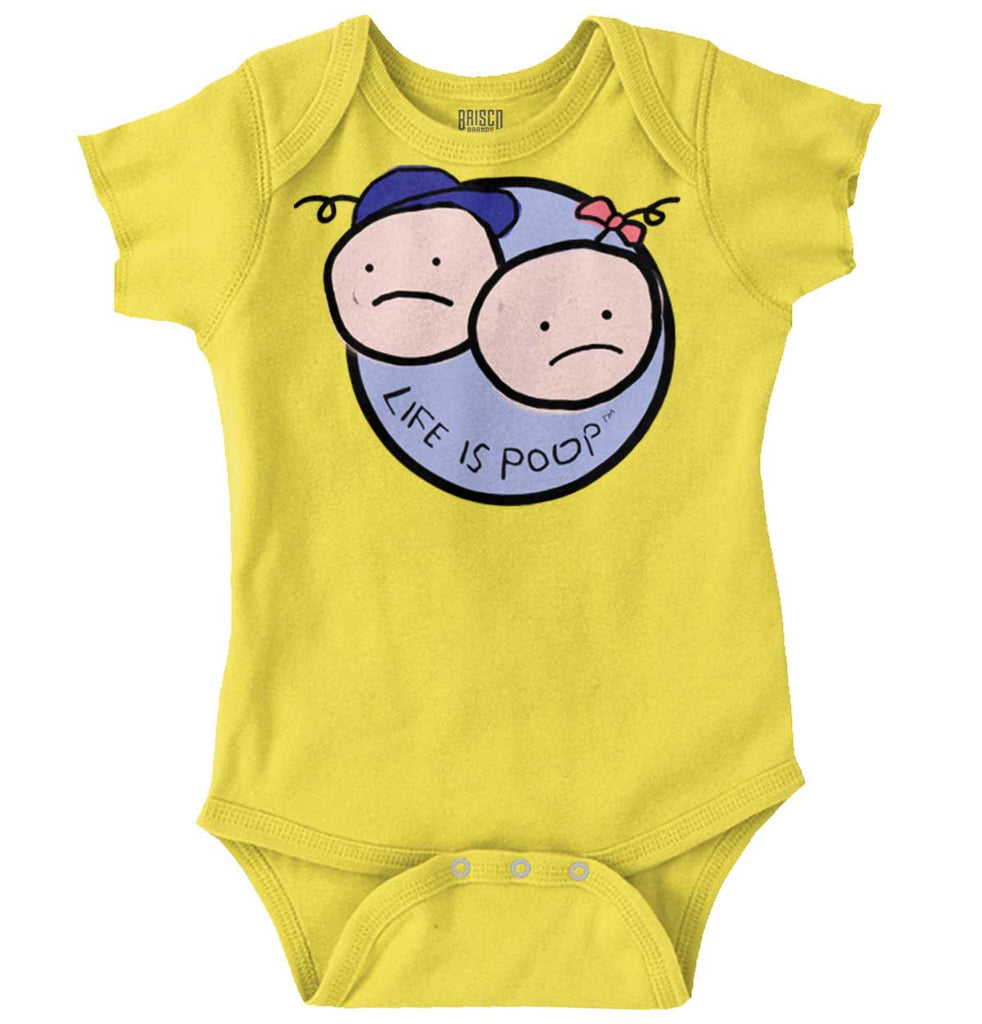 Boy and Girl Logo Romper Bodysuit-Direct To Garment Print-Brisco Baby
