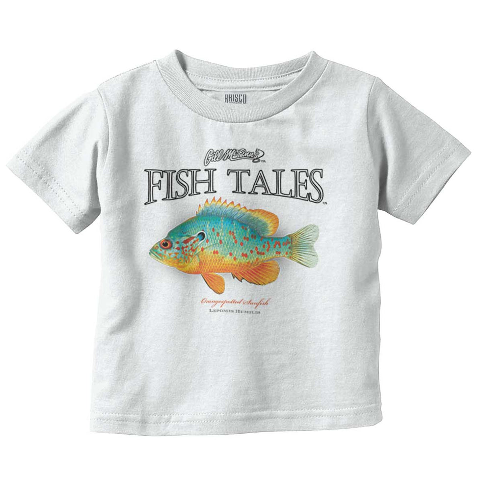 Orangespotted Sunfish Infant Toddler T Shirt-Direct To Garment Print-Brisco Baby