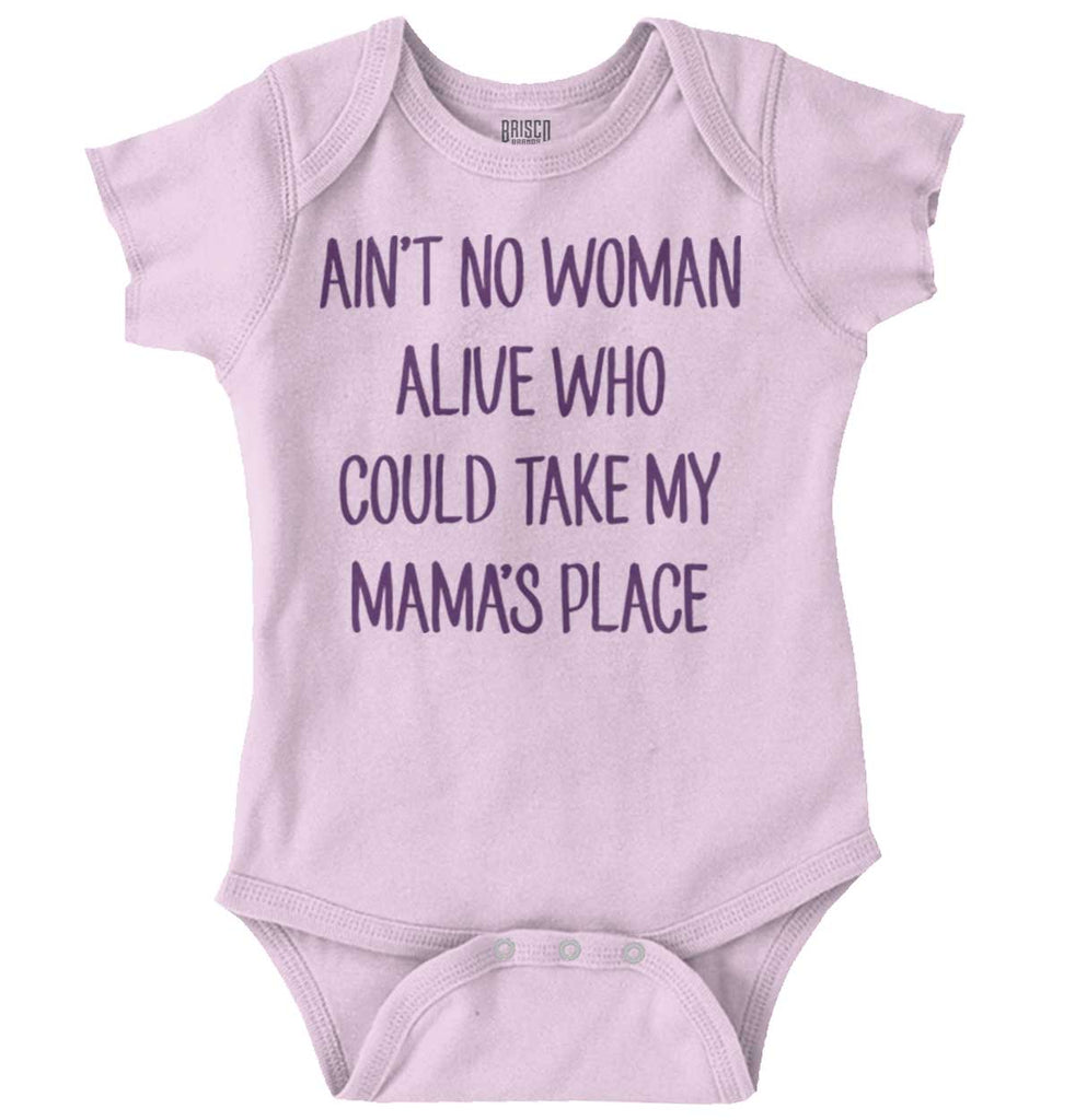 Ain't No Woman Romper Bodysuit-Direct To Garment Print-Brisco Baby