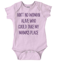 Ain't No Woman Romper Bodysuit-Direct To Garment Print-Brisco Baby