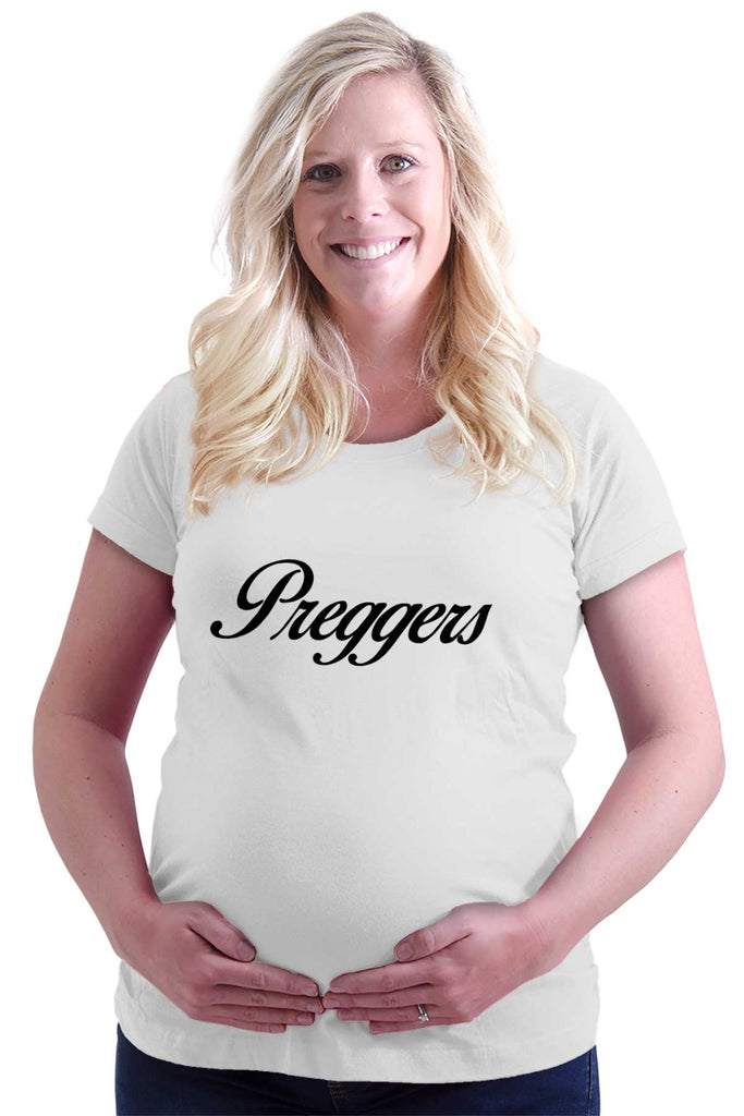 Preggers Maternity T-Shirt-Direct To Garment Print-Brisco Baby