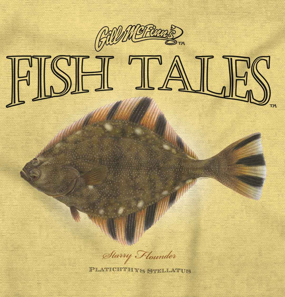 Starry Flounder Infant Toddler T Shirt-Direct To Garment Print-Brisco Baby