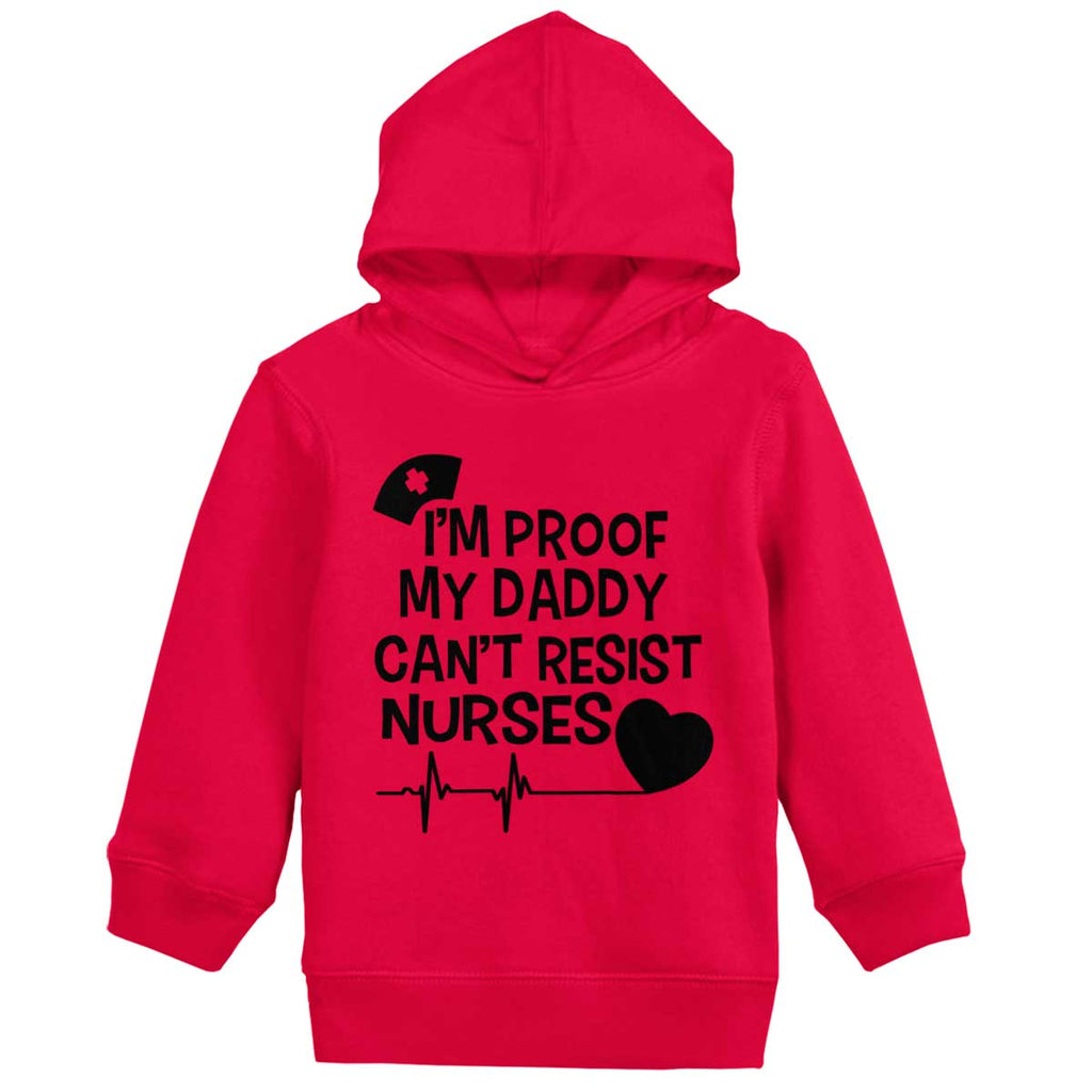 Can't Resist Nurses Toddler Pullover Hoodie-Direct To Garment Print-Brisco Baby