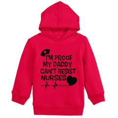 Can't Resist Nurses Toddler Pullover Hoodie-Direct To Garment Print-Brisco Baby