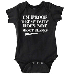 Shoot Blanks Romper Bodysuit-Direct To Garment Print-Brisco Baby
