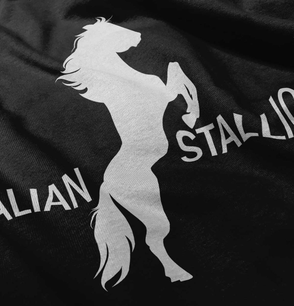 Italian Stallion Infant Toddler T Shirt-Direct To Garment Print-Brisco Baby