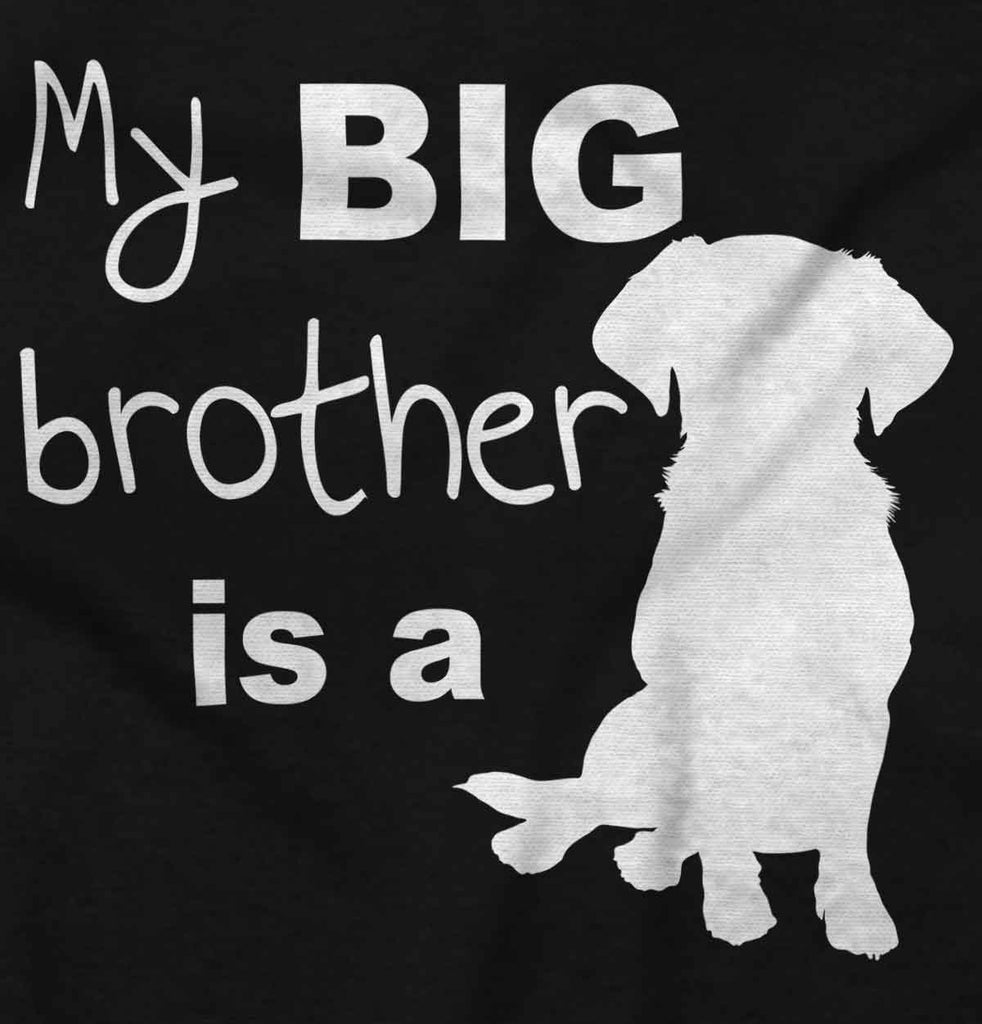 Brother is a Dog Toddler Baseball-Direct To Garment Print-Brisco Baby