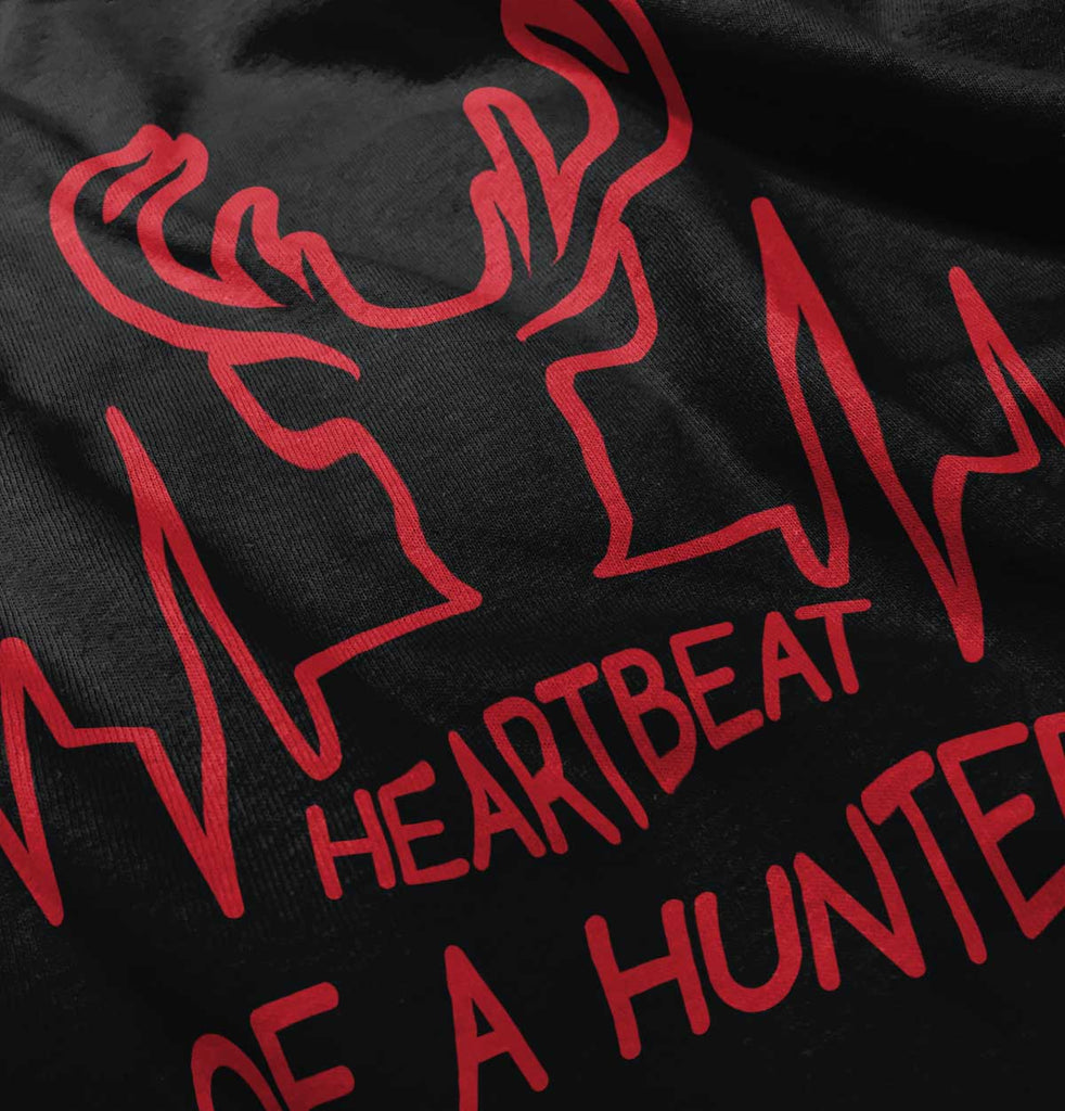 Deer Hunter Heartbeat Romper Bodysuit-Direct To Garment Print-Brisco Baby