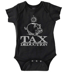 Cutest Tax Deduction Romper Bodysuit-Direct To Garment Print-Brisco Baby