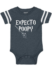 Expecto Poopy Football Romper Bodysuit-Direct To Garment Print-Brisco Baby