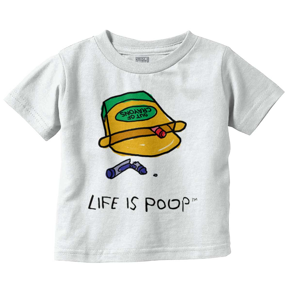 Out of Crayons Infant Toddler T Shirt-Direct To Garment Print-Brisco Baby