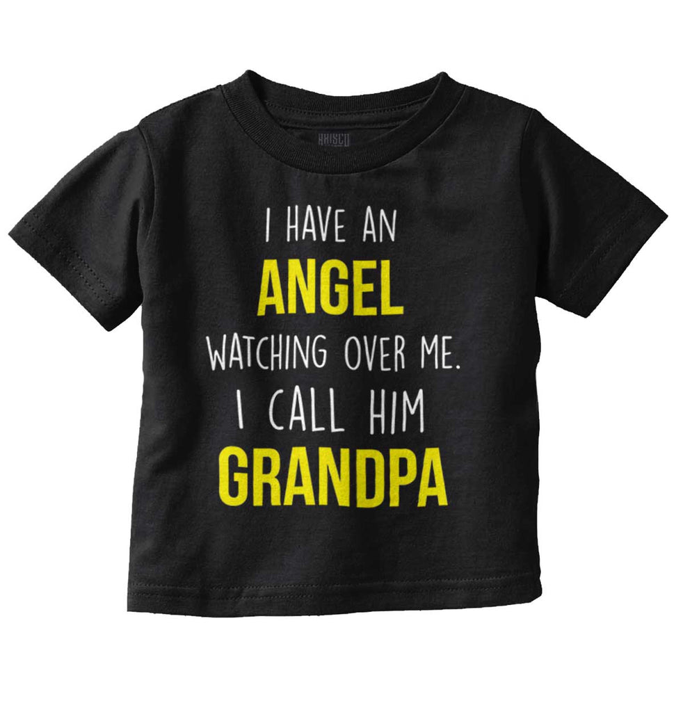 Grandpa Watching Over Me Infant Toddler T Shirt-Direct To Garment Print-Brisco Baby