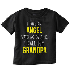 Grandpa Watching Over Me Infant Toddler T Shirt-Direct To Garment Print-Brisco Baby