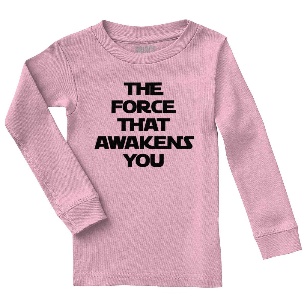Force Awakens You Solid Baby Pajama Top-Direct To Garment Print-Brisco Baby