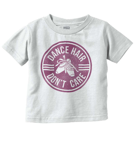 Dance Hair Infant Toddler T Shirt-Direct To Garment Print-Brisco Baby