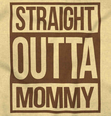 Straight Outta Mommy Romper Bodysuit-Direct To Garment Print-Brisco Baby