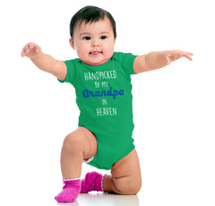 Handpicked By Grandpa Romper Bodysuit-Direct To Garment Print-Brisco Baby