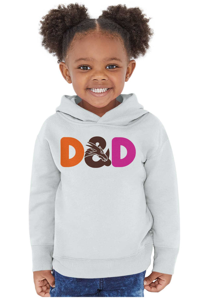 Dungeons Fantasy Tabletop Gamer Toddler Pullover Hoodie-Direct To Garment Print-Brisco Baby