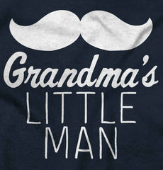 Grandma's Little Man Infant Toddler T Shirt-Direct To Garment Print-Brisco Baby