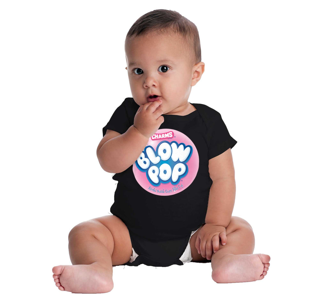 Charms Blow Pop Romper Bodysuit-Direct To Garment Print-Brisco Baby