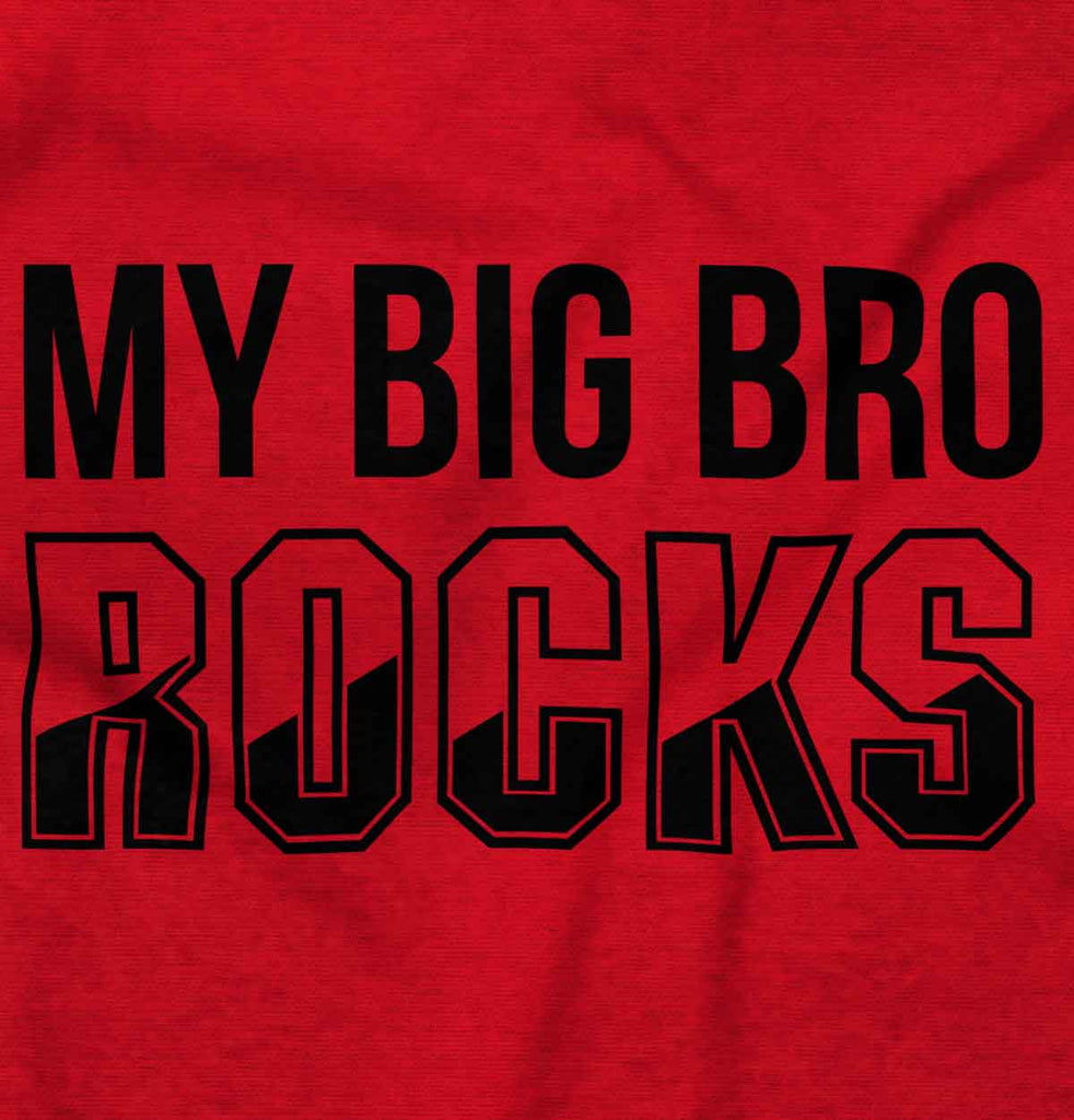 My Big Bro Rocks Infant Toddler T Shirt-Direct To Garment Print-Brisco Baby