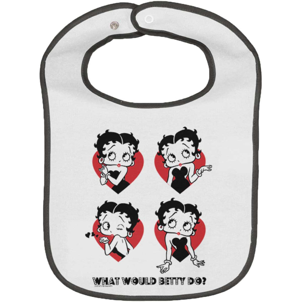 WWBD Trimmed White Snap Bib-Direct To Garment Print-Brisco Baby