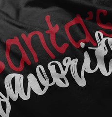 Santa's Favorite Infant Baby Bib-Direct To Garment Print-Brisco Baby