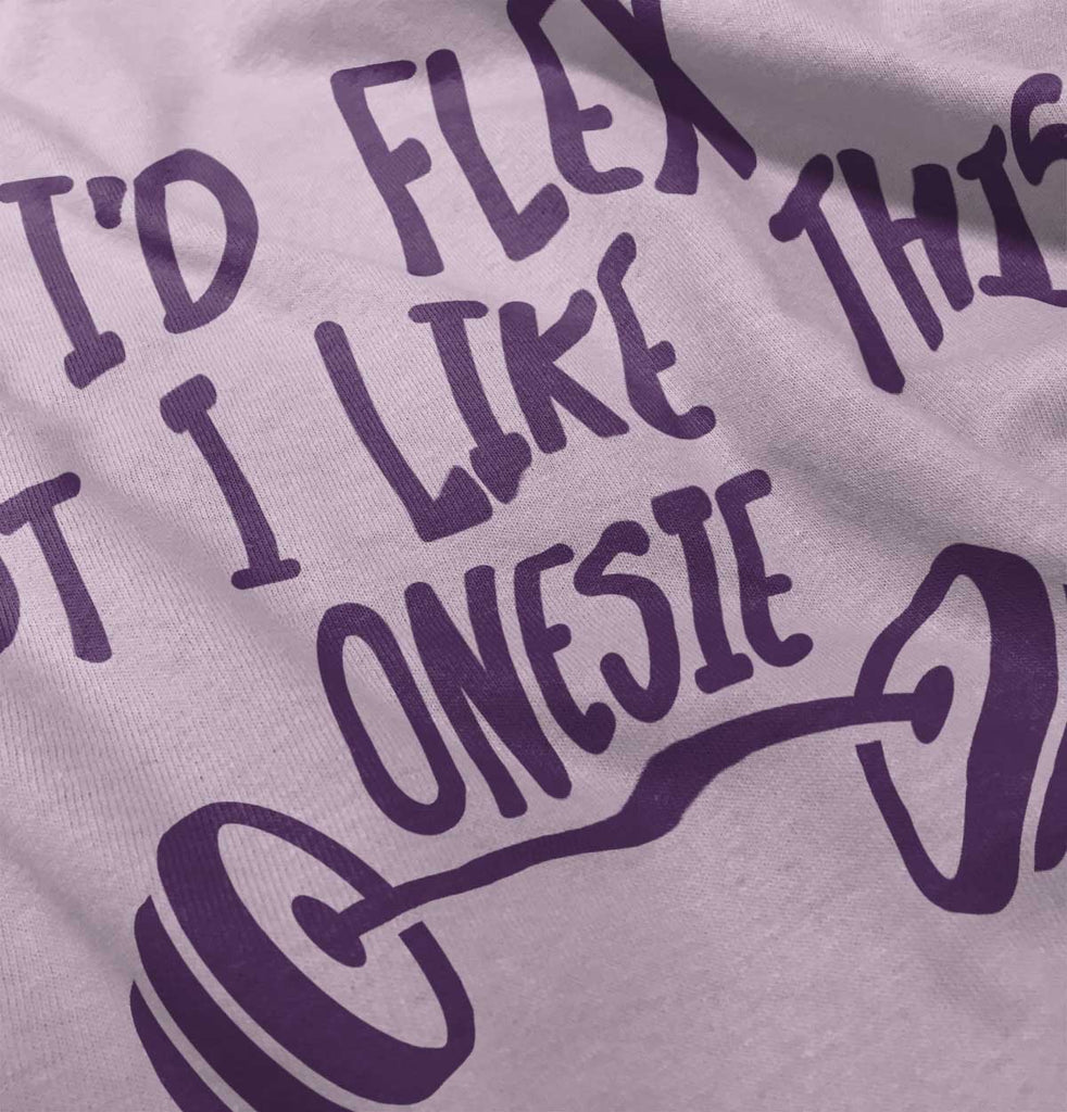 I'd Flex Romper Bodysuit-Direct To Garment Print-Brisco Baby