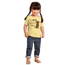 Brother is a Dog Infant Toddler T Shirt-Direct To Garment Print-Brisco Baby