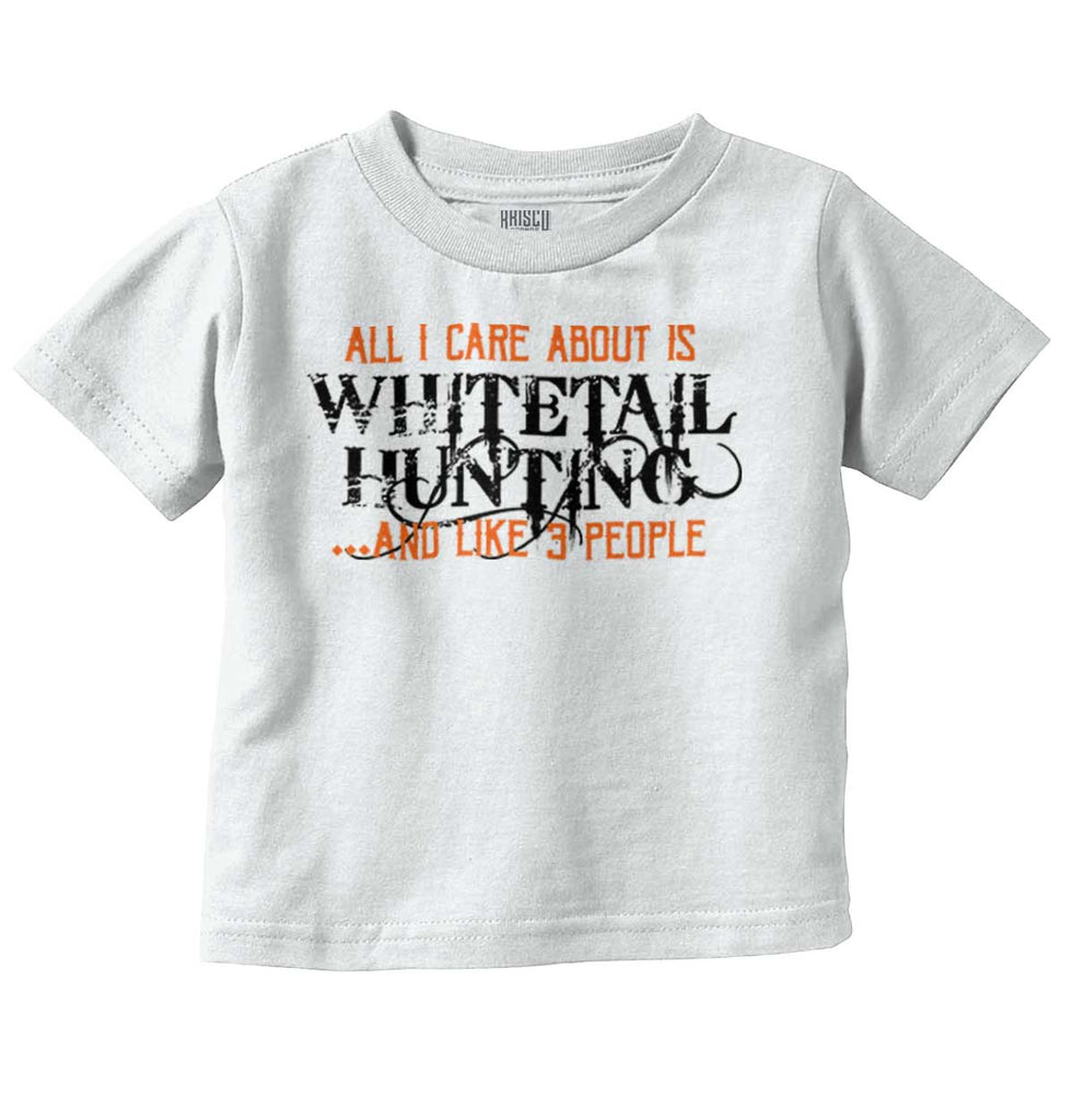 Whitetail Hunting Season Infant Toddler T Shirt-Direct To Garment Print-Brisco Baby