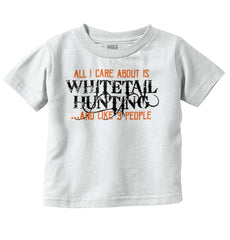 Whitetail Hunting Season Infant Toddler T Shirt-Direct To Garment Print-Brisco Baby
