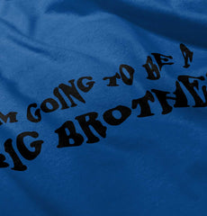 I'm Going To Be A Big Brother Romper Bodysuit-Direct To Garment Print-Brisco Baby