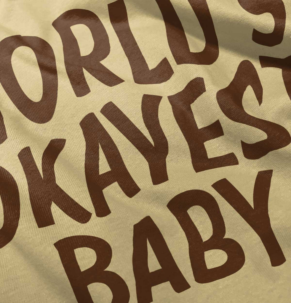 Okayest Baby Romper Bodysuit-Direct To Garment Print-Brisco Baby