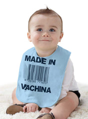 Made In Vachina Infant Baby Bib-Direct To Garment Print-Brisco Baby