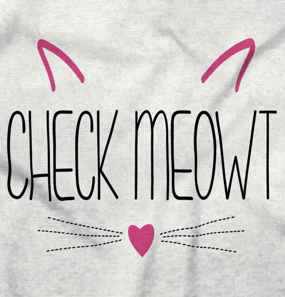 Check Meowt Romper Bodysuit-Direct To Garment Print-Brisco Baby