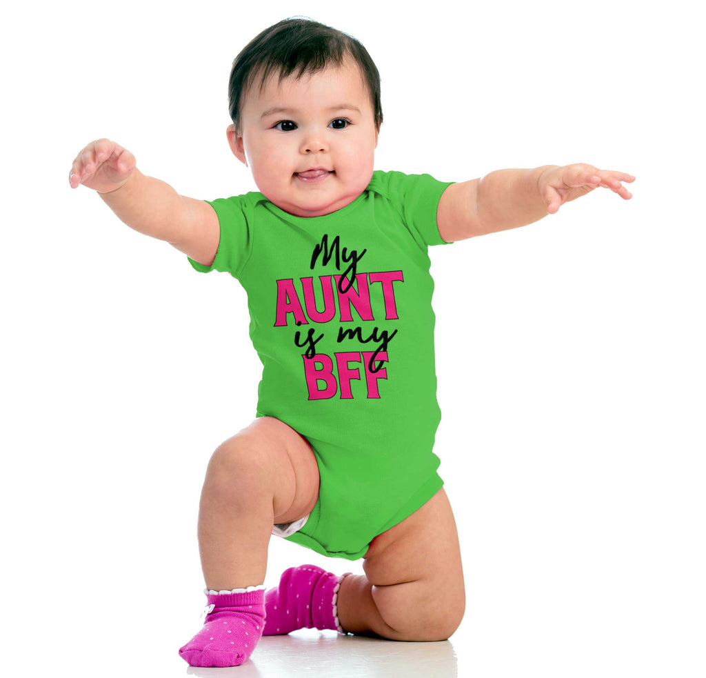 Aunt BFF Romper Bodysuit-Direct To Garment Print-Brisco Baby