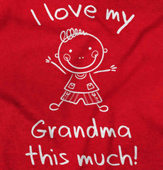 Love My Grandma Baby Polka Dot Skirt Dress-Direct To Garment Print-Brisco Baby