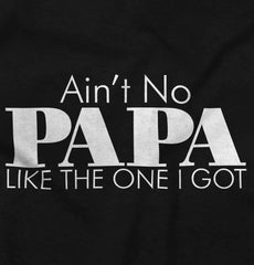 Ain't No Papa Like Mine Romper Bodysuit-Direct To Garment Print-Brisco Baby