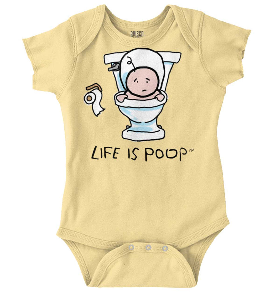 Baby Toilet Romper Bodysuit-Direct To Garment Print-Brisco Baby