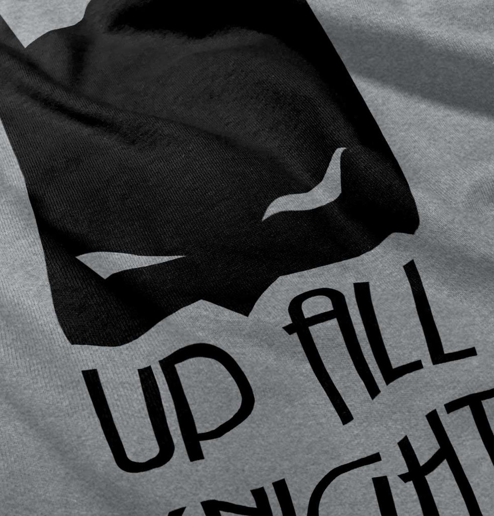 Up All Knight Infant Toddler T Shirt-Direct To Garment Print-Brisco Baby