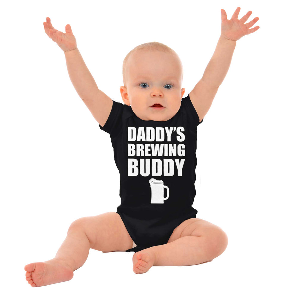 Brewing Buddy Romper Bodysuit-Direct To Garment Print-Brisco Baby