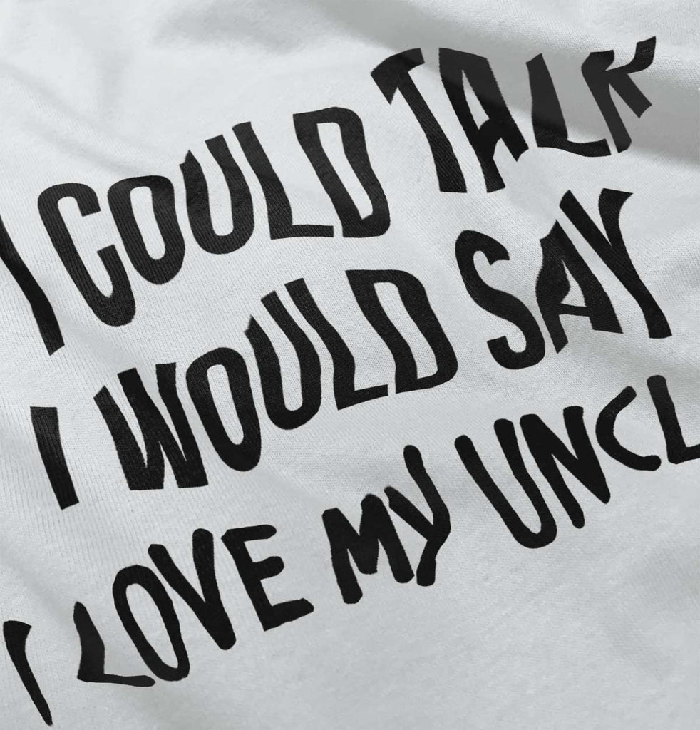 I Love My Uncle Toddler Romper Bodysuit-Direct To Garment Print-Brisco Baby